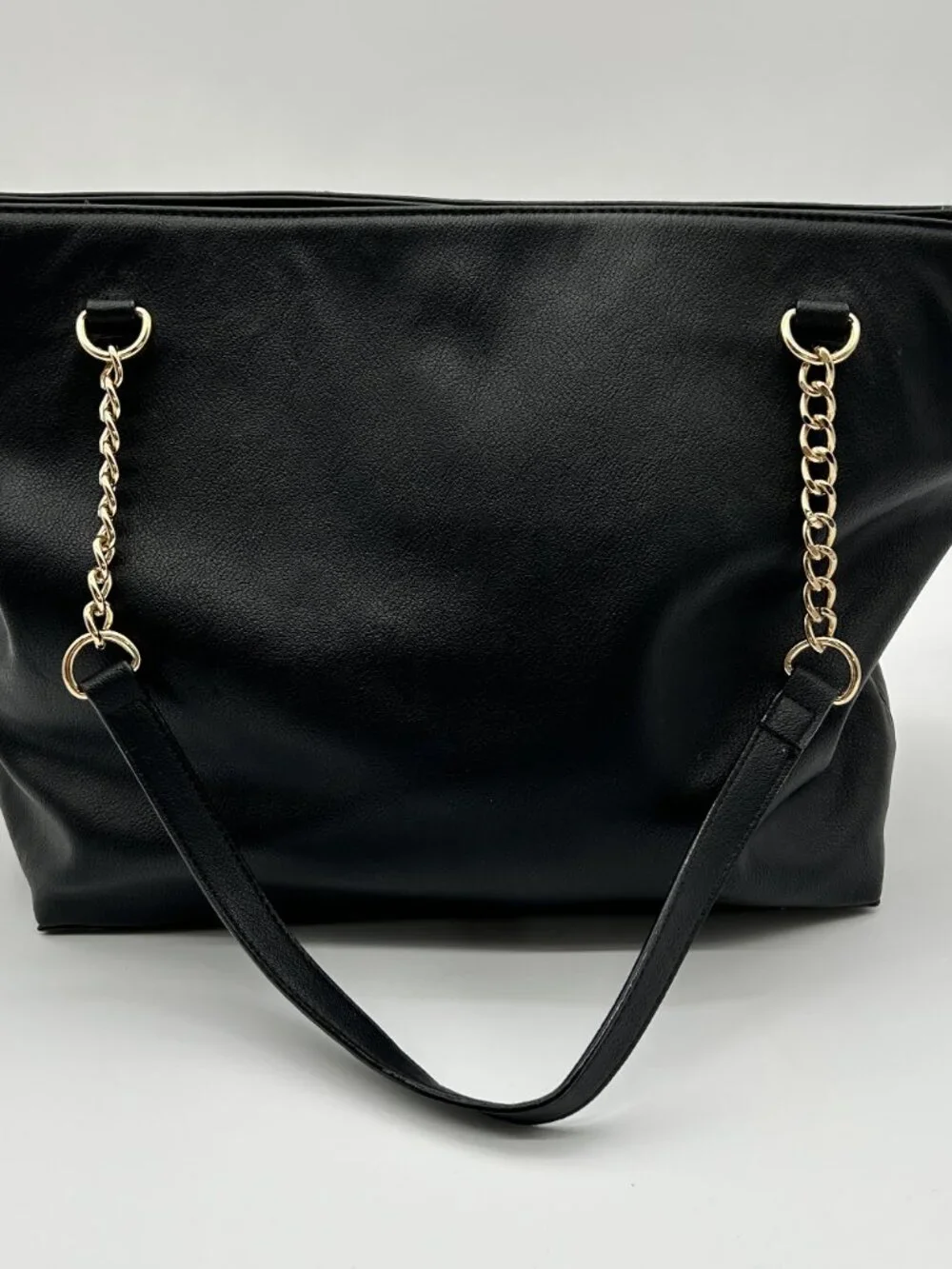 Betsey Johnson Hold Please Telephone Tote Bag - Black Snake Embossed Kitsch